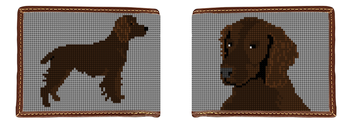 Boykin Spaniel Needlepoint Bifold Wallet
