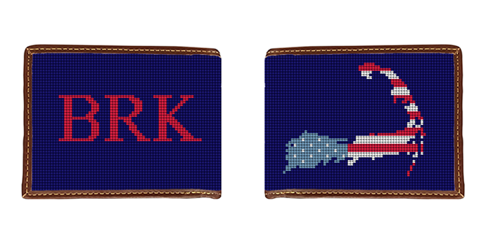 Cape Cod Needlepoint Wallet