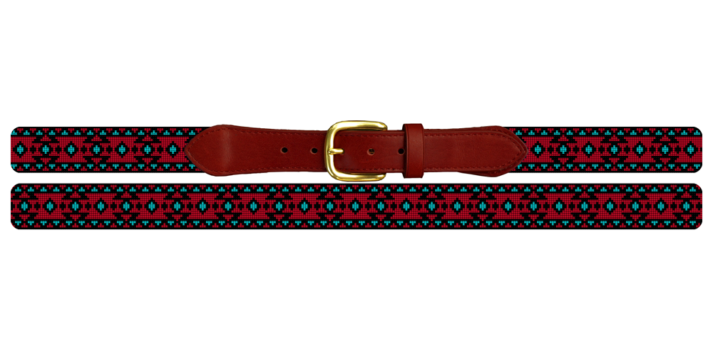 Ceres Needlepoint Belt