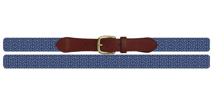 Classic Geometry Needlepoint Belt