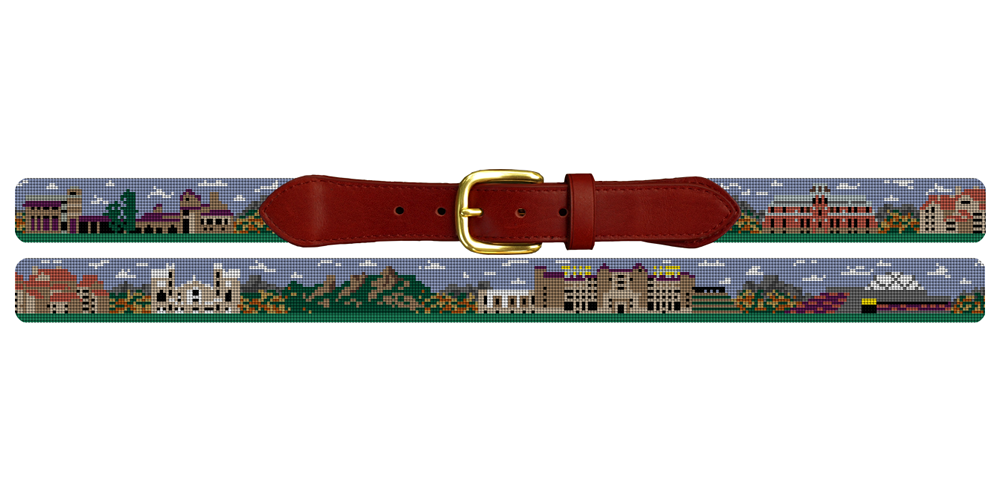 Colorado University Needlepoint Belt