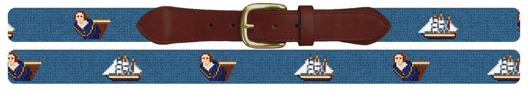 Elisha Kent Kane Lodge Needlepoint Belt