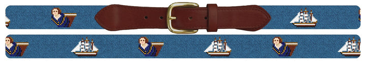 Elisha Kent Kane Lodge Needlepoint Belt