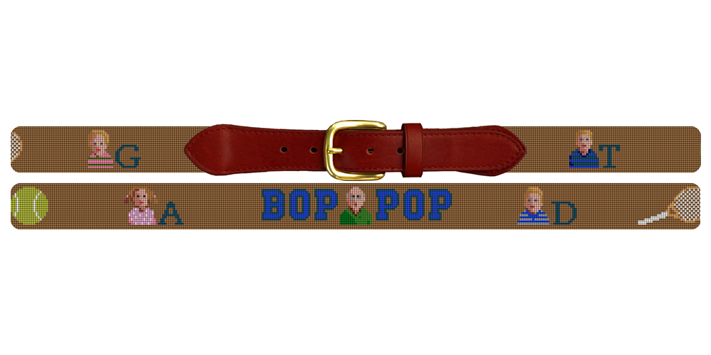 Grandpa's Needlepoint Belt