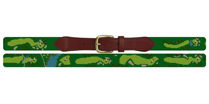 Gulph Mills Golf Club Needlepoint Belt