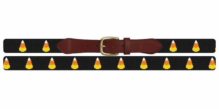 Halloween Candy Corn Needlepoint Belt
