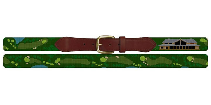 Harding Park Golf Course Needlepoint Belt