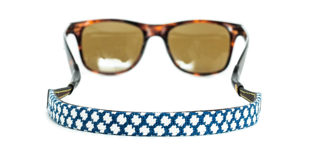 Lattice Design Needlepoint Sunglass Strap