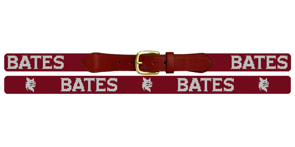 Bates College Needlepoint Belt