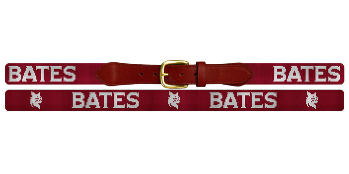 Bates College Needlepoint Belt