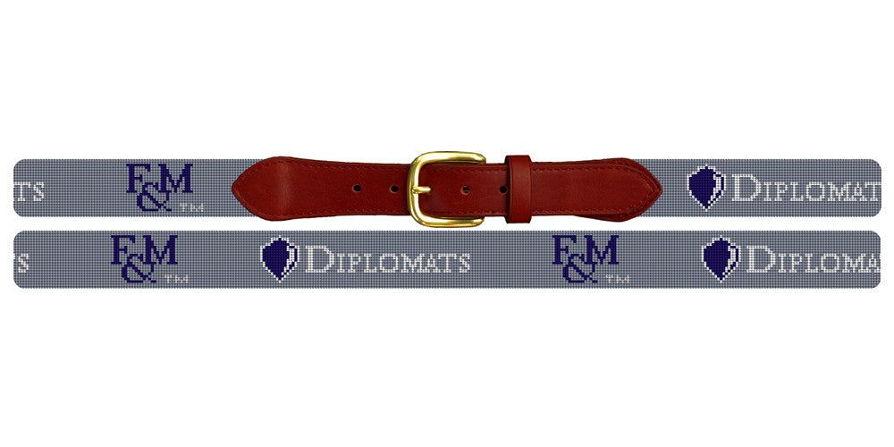 Franklin and Marshall College Needlepoint Belt