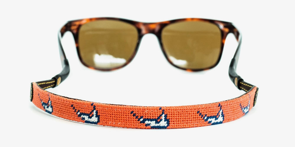 Nantucket Outline Needlepoint Sunglass Strap