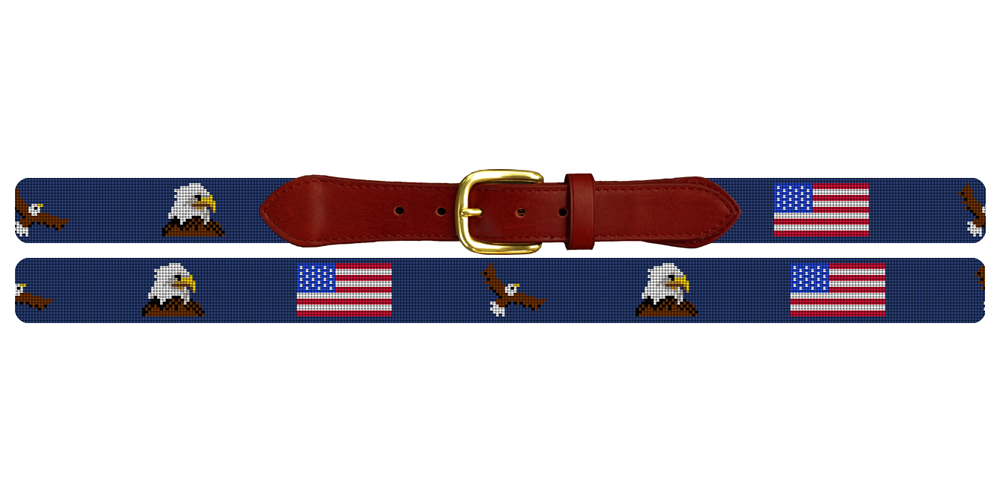National Pride Needlepoint Belt
