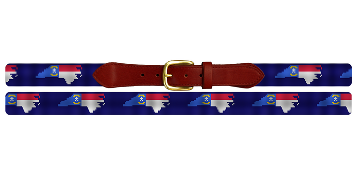 North Carolina State Needlepoint Belt