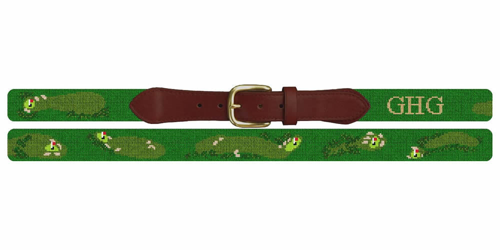 Pasatiempo Golf Club Needlepoint Belt