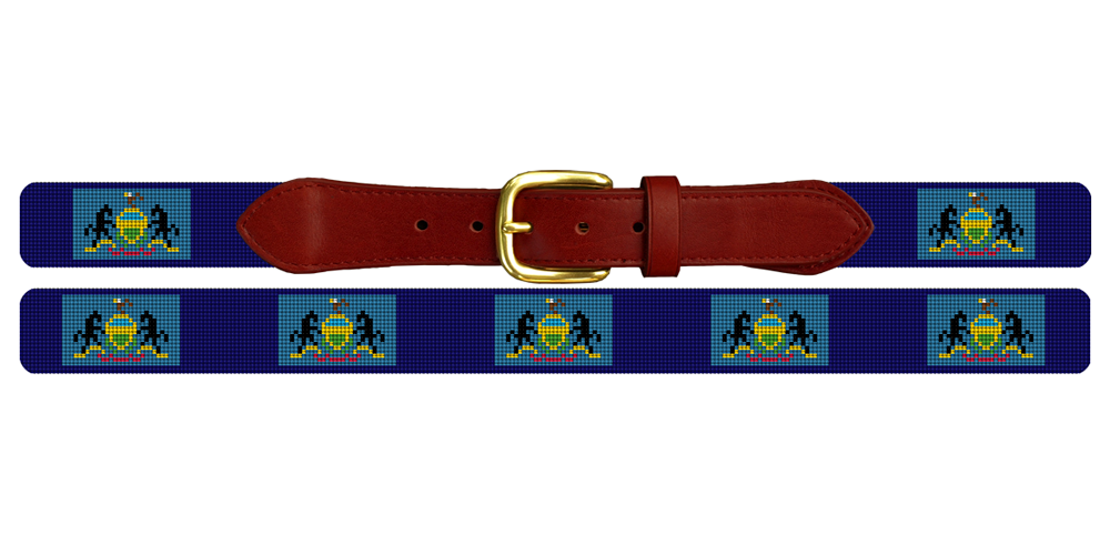 Pennsylvania Flag Needlepoint Belt DIY 2024 Kit