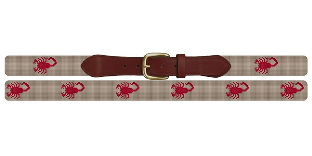 Scorpion Needlepoint Belt