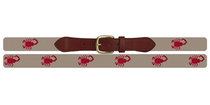 Scorpion Needlepoint Belt