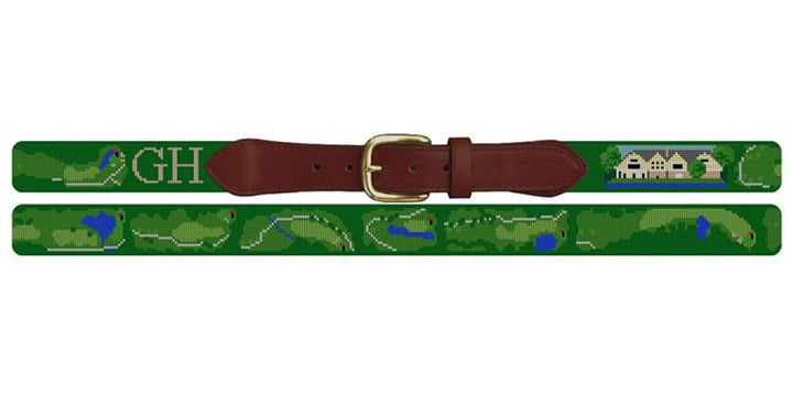 Settindown Creek Golf Course Needlepoint Belt