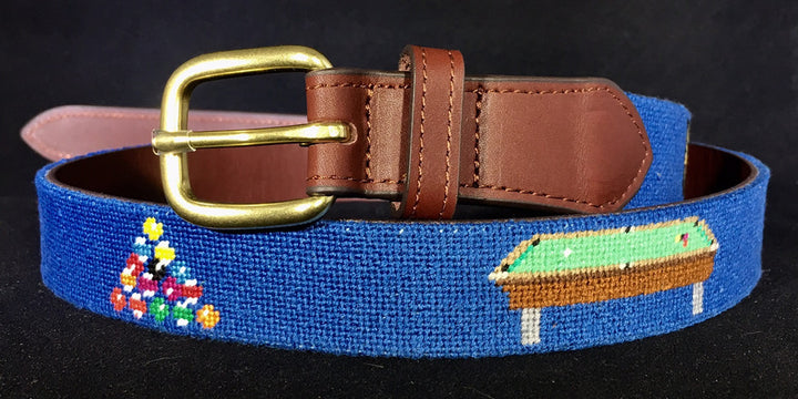 Tau Chapter of Psi Upsilon Castle Needlepoint Belt