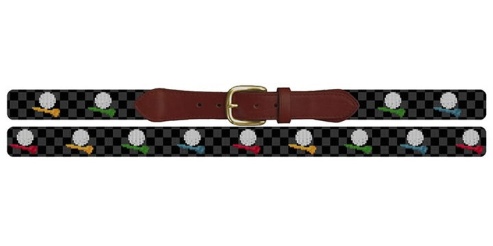 Tee Time Needlepoint Belt