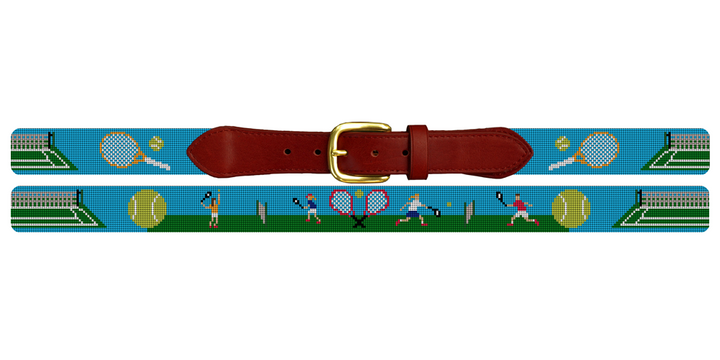 Tennis Needlepoint Belt
