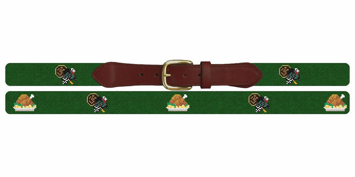 Thanksgiving Turkey Needlepoint Belt