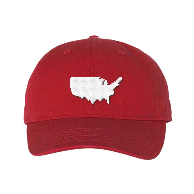 United States Custom Needlepoint Hat