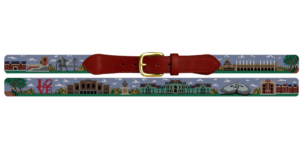 University of Pennsylvania Needlepoint Belt