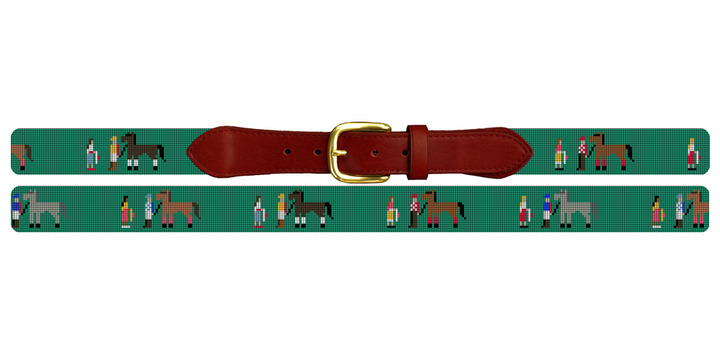 Walk Over Derby Needlepoint Belt