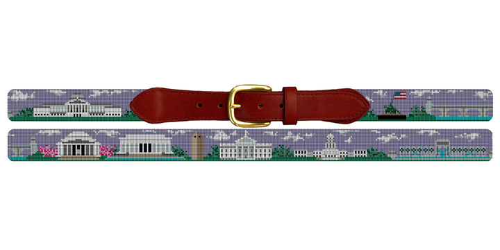 Washington DC Needlepoint Belt