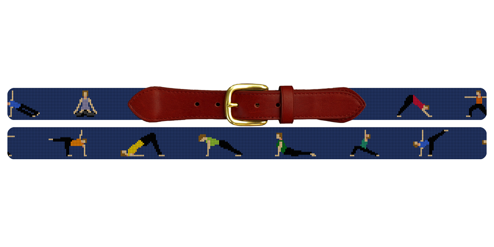 Yoga Needlepoint Belt