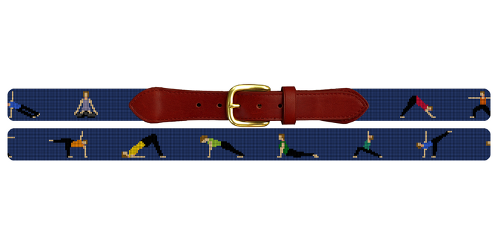 Yoga Needlepoint Belt