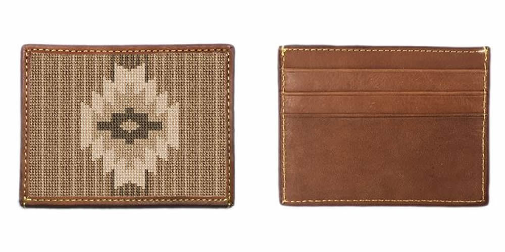 Earth Spirit Topaz Needlepoint Card Wallet
