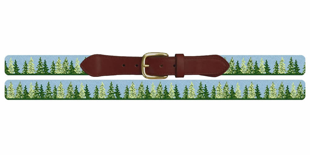 Forest Grove Needlepoint top Belt DIY Kit