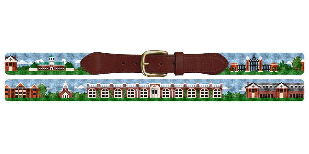 Lewisburg Pennsylvania Landscape Needlepoint Belt