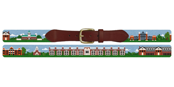 Lewisburg Pennsylvania Landscape Needlepoint Belt