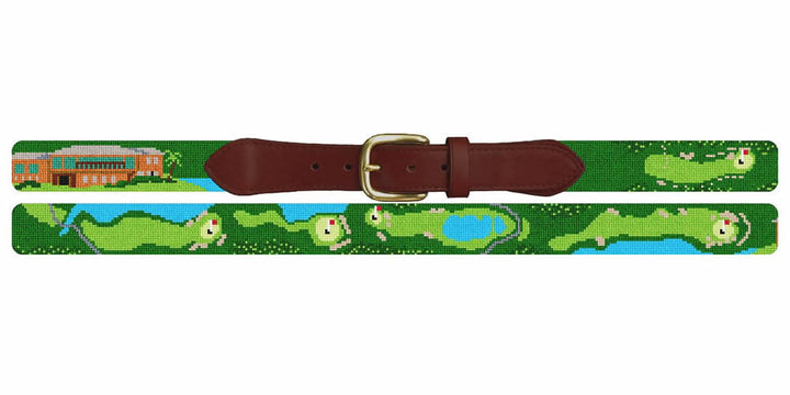 Mid Ocean Golf Course Needlepoint Belt