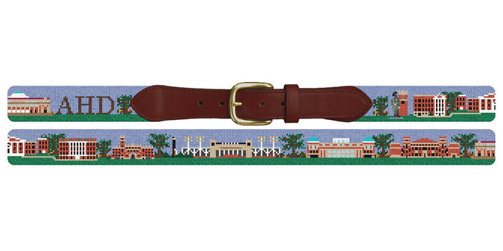 Nashville Tennessee Landscape Needlepoint Belt