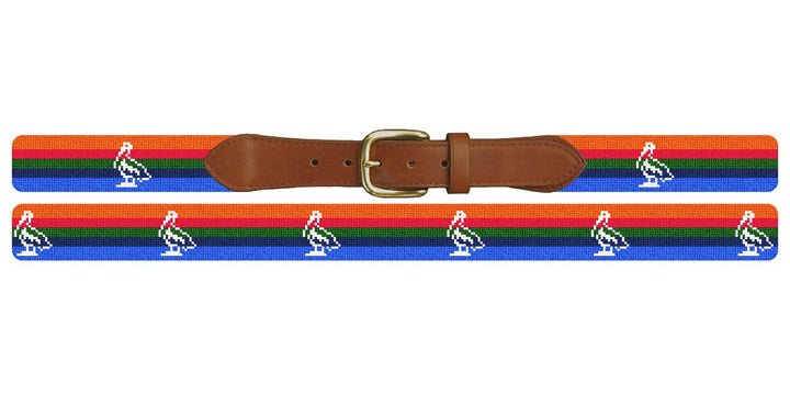 Pelican Needlepoint Belt