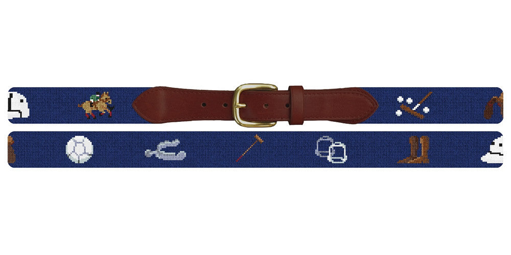Polo Needlepoint Belt