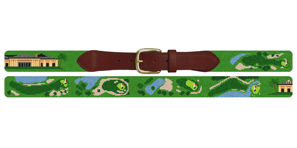 Quail Ridge Golf Course Needlepoint Belt