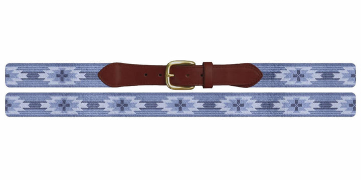 Spirit Line Indigo Needlepoint Belt