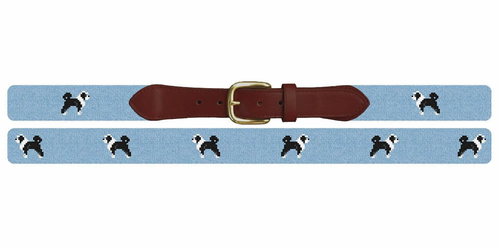 Tibetan Terrier Needlepoint Belt