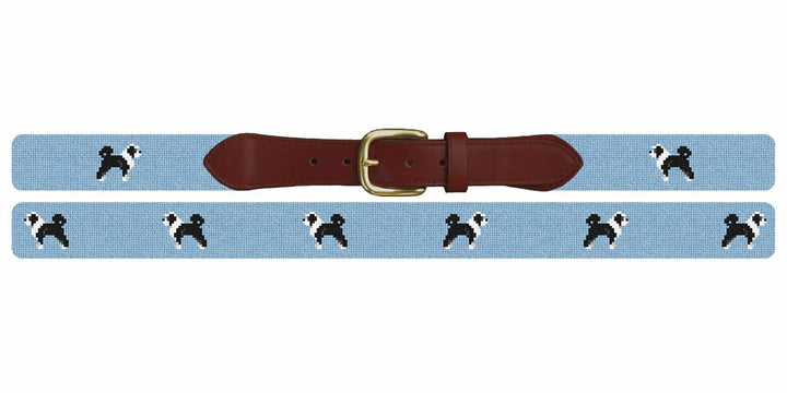 Tibetan Terrier Needlepoint Belt