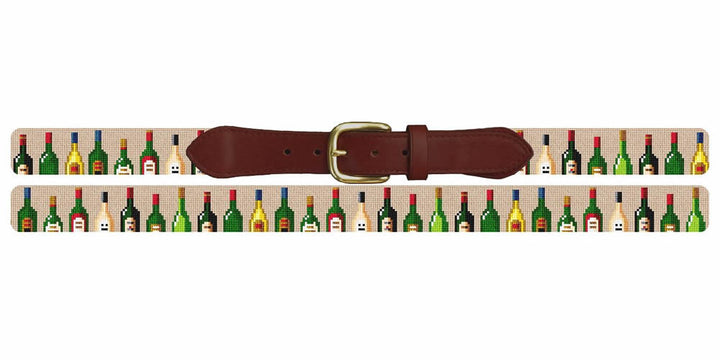 Wine Connoisseur Needlepoint Belt