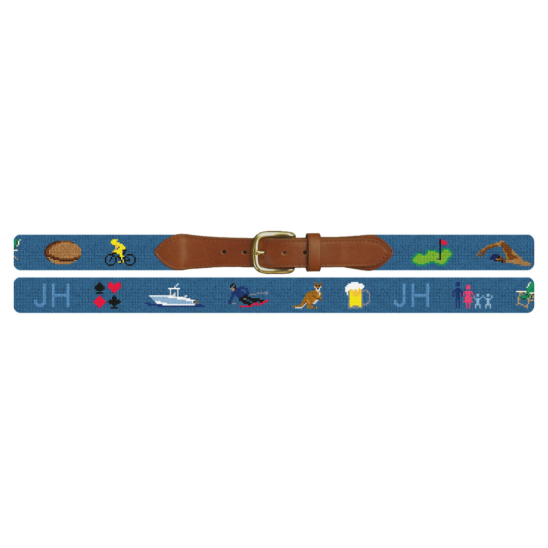 Custom Needlepoint Belt