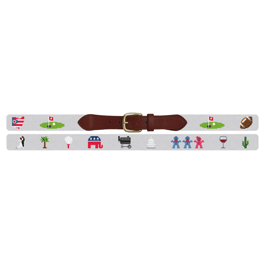 Custom Needlepoint Belt