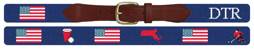 Custom Needlepoint Belt