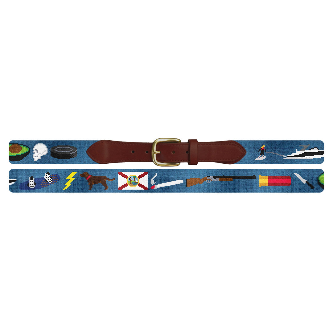 Custom Needlepoint Belt